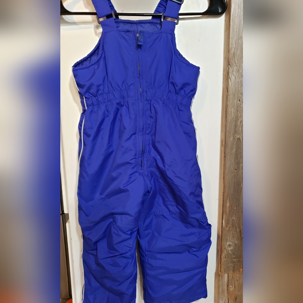Kids Freestyle Snow Coveralls Adjustable Straps 3toddler Blue Waterproof Insulat